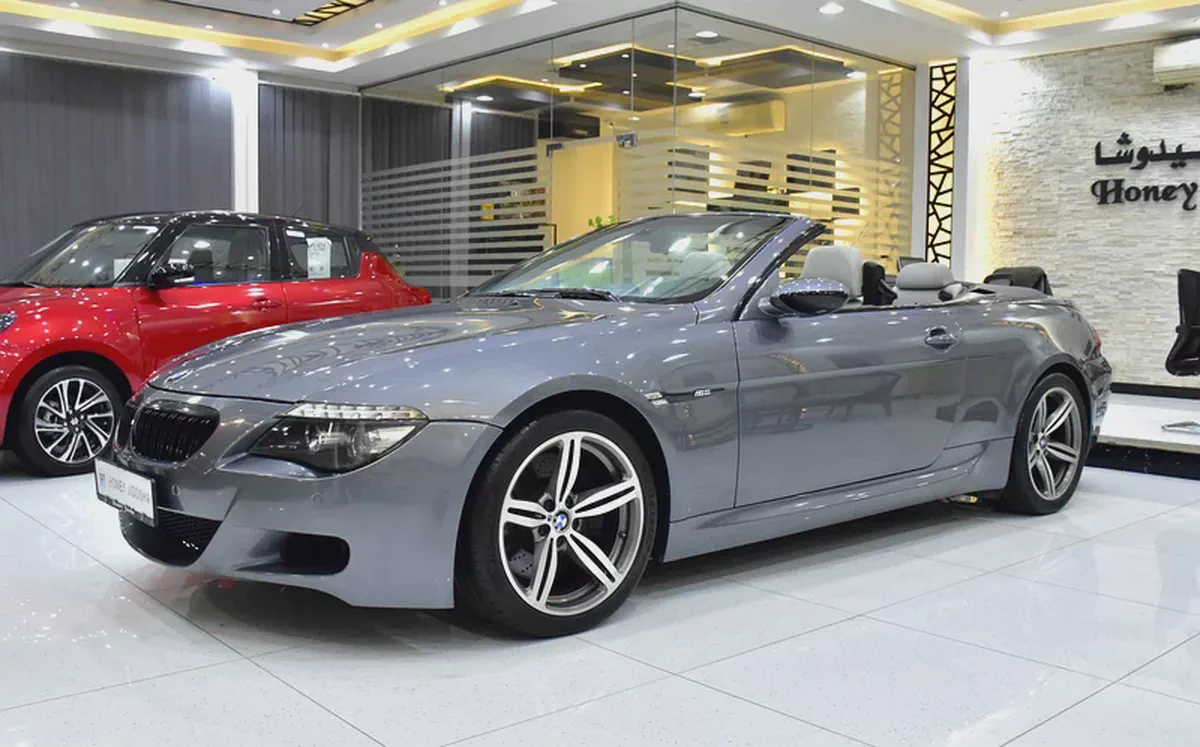 EXCELLENT DEAL for our BMW M6 Convertible ( 2008 Model ) in Gray Color American Specs-1-1