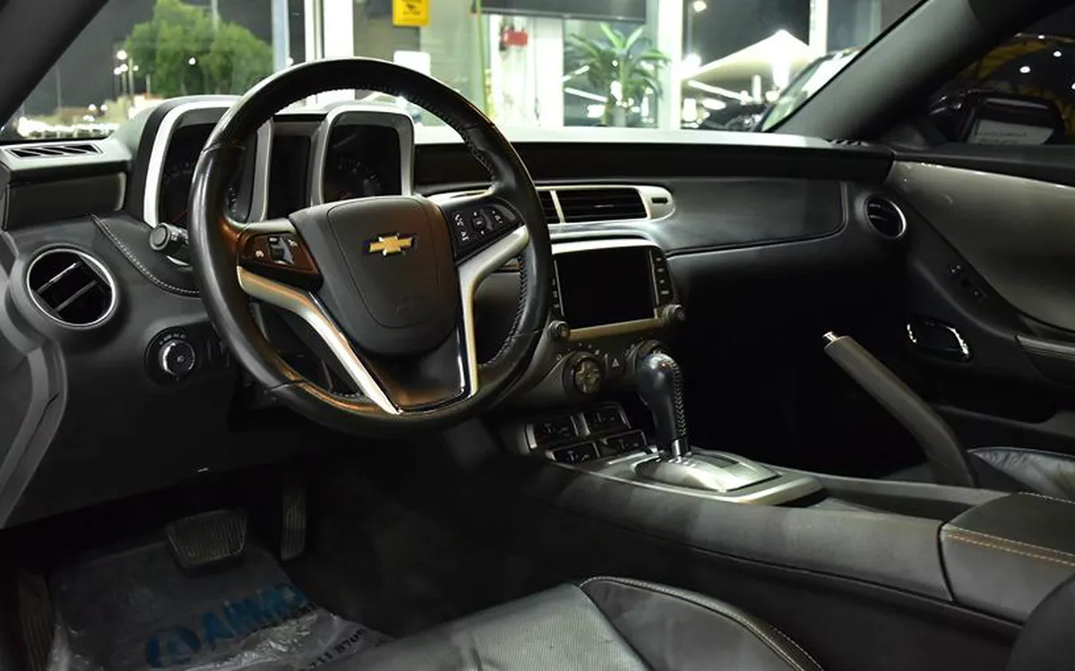 Chevrolet Camaro RS ( 2014 Model ) in Black Color GCC Specs-12-12