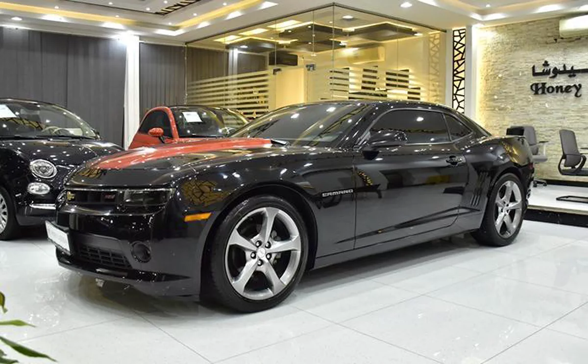 Chevrolet Camaro RS ( 2014 Model ) in Black Color GCC Specs-1-1