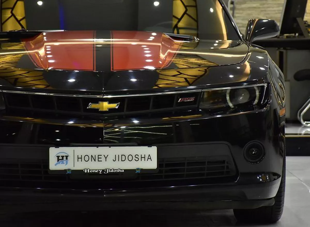 Chevrolet Camaro RS ( 2014 Model ) in Black Color GCC Specs-5-5