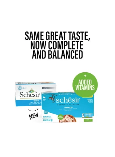 Schesir Cat Wet Food With Tuna [Weight - 300g]-1