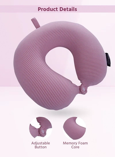 ParaJohn Deluxe Memory Foam Neck Pillow - Ultimate Comfort and Support for Travel, Restful Sleep, and Neck Pain Relief-2