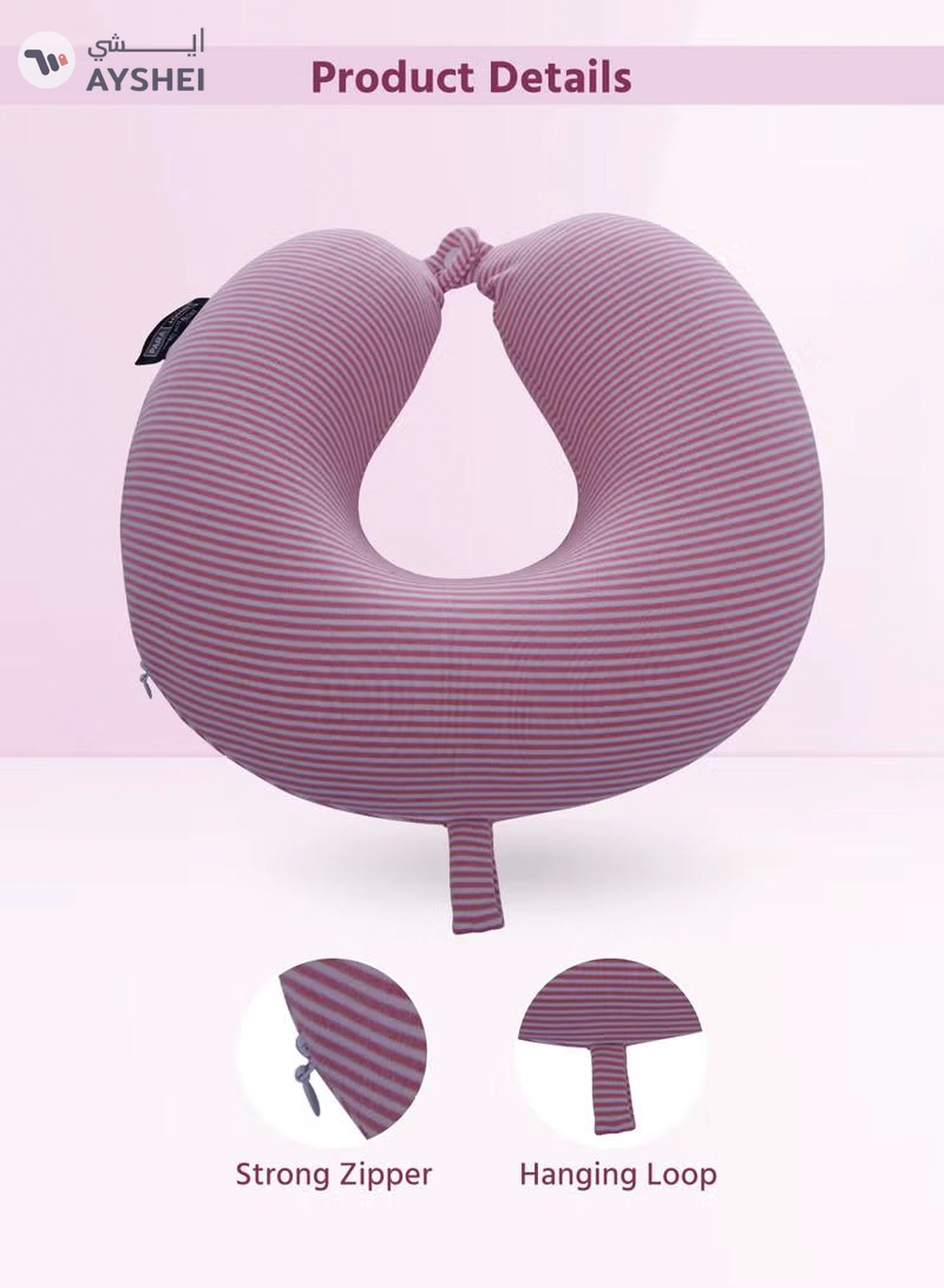 ParaJohn Deluxe Memory Foam Neck Pillow - Ultimate Comfort and Support for Travel, Restful Sleep, and Neck Pain Relief-3-3