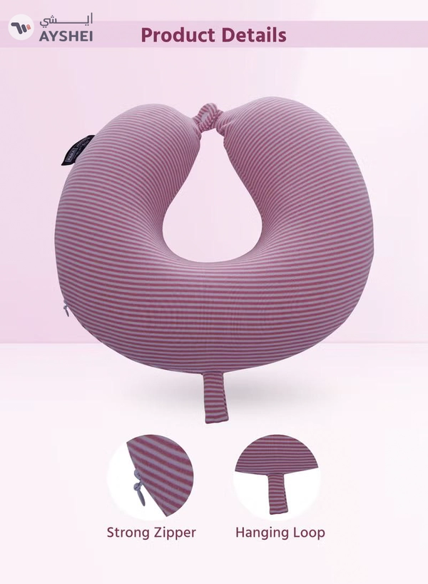 ParaJohn Deluxe Memory Foam Neck Pillow - Ultimate Comfort and Support for Travel, Restful Sleep, and Neck Pain Relief