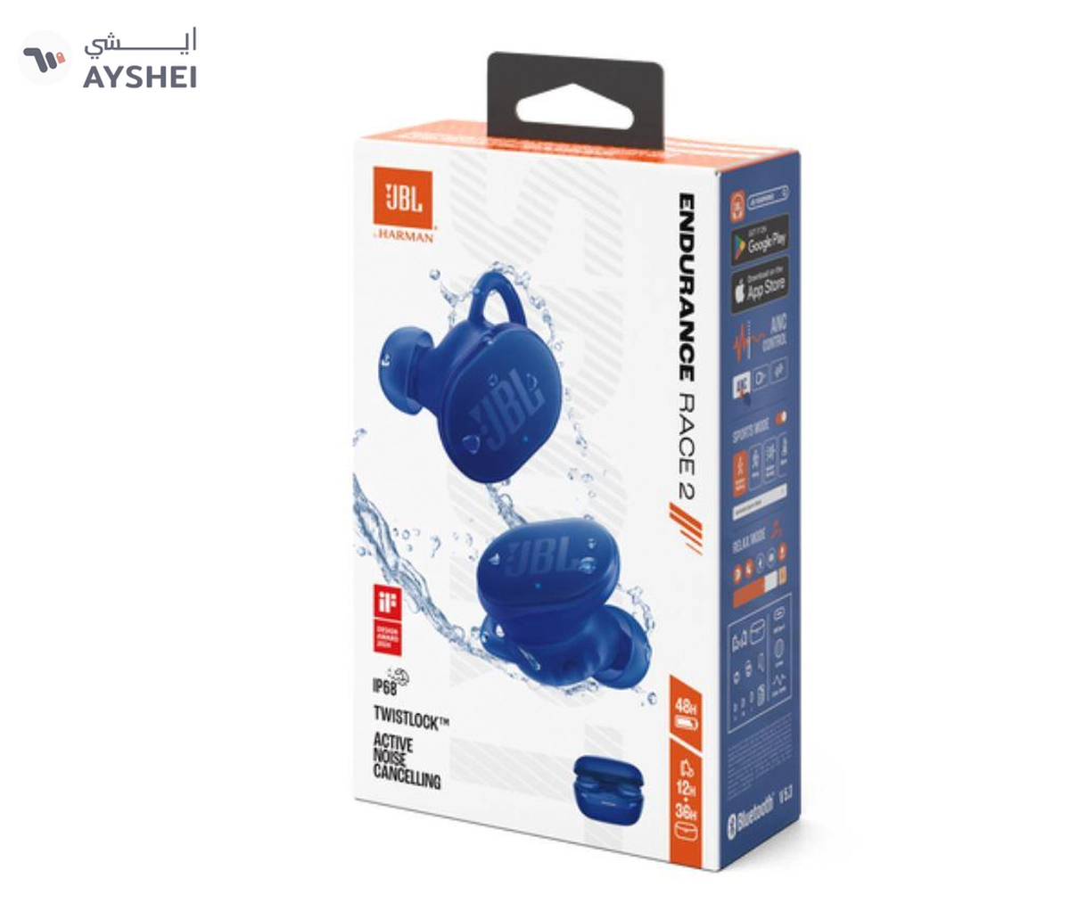 JBL Endurance Race 2, True Wireless Bluetooth Earbuds, 48 hrs Battery, IP68 Water-8-8