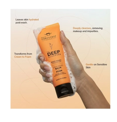 FOREVER52 The Deep Cleanser Post-Wash Hydration Cleansing Balm to Foam Yellow-1