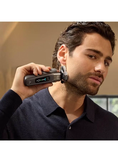  Philips I9000 Wet & Dry Electric Shaver With Skiniq,360° Precision Flexing Head,Pressure Guard Sensor,5 Years Warranty,Integrated Pop-Up Trimmers, Travel Case Included-2