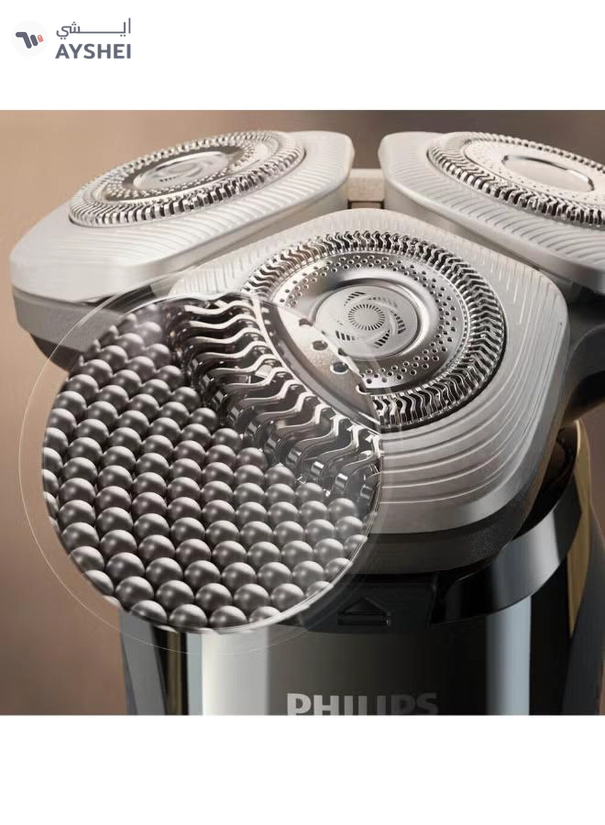 Philips I9000 Wet & Dry Electric Shaver With Skiniq,360° Precision Flexing Head,Pressure Guard Sensor,5 Years Warranty,Integrated Pop-Up Trimmers, Travel Case Included-4-4