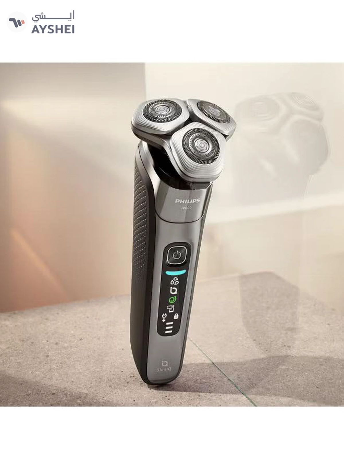 Philips I9000 Wet & Dry Electric Shaver With Skiniq,360° Precision Flexing Head,Pressure Guard Sensor,5 Years Warranty,Integrated Pop-Up Trimmers, Travel Case Included-5-5