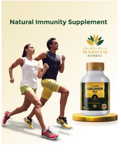 MARHAM HERBAL Curcumarm Gold 500mg Tablet: Natural Immunity Supplements with 500mg-0