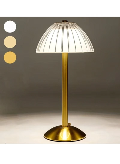 Yuwell Crystal Table Lamp Acrylic Touch Lamp Portable Led Table Lamp With 3 Light Color Modes With Touch Sensor 3-Levels Brightness Desk Lamp For Room Party And Restaurant Decor-0