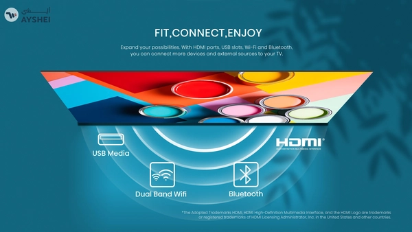 Hisense 50-Inch 4K UHD HDR Smart TV Vidaa OS 50A6GE Black