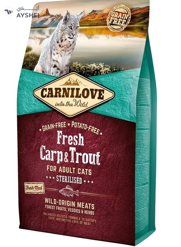  CARNILOVE Fresh Carp & Trout for Adult Cats 2kg
