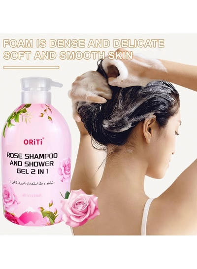 ORiTi ROSE SHAMPOO AND SHOWER GEL 2 IN 1 - 980ML-2