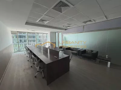 Fully Furnished Office | Fitted | Balcony | Prime Business Bay Location-1
