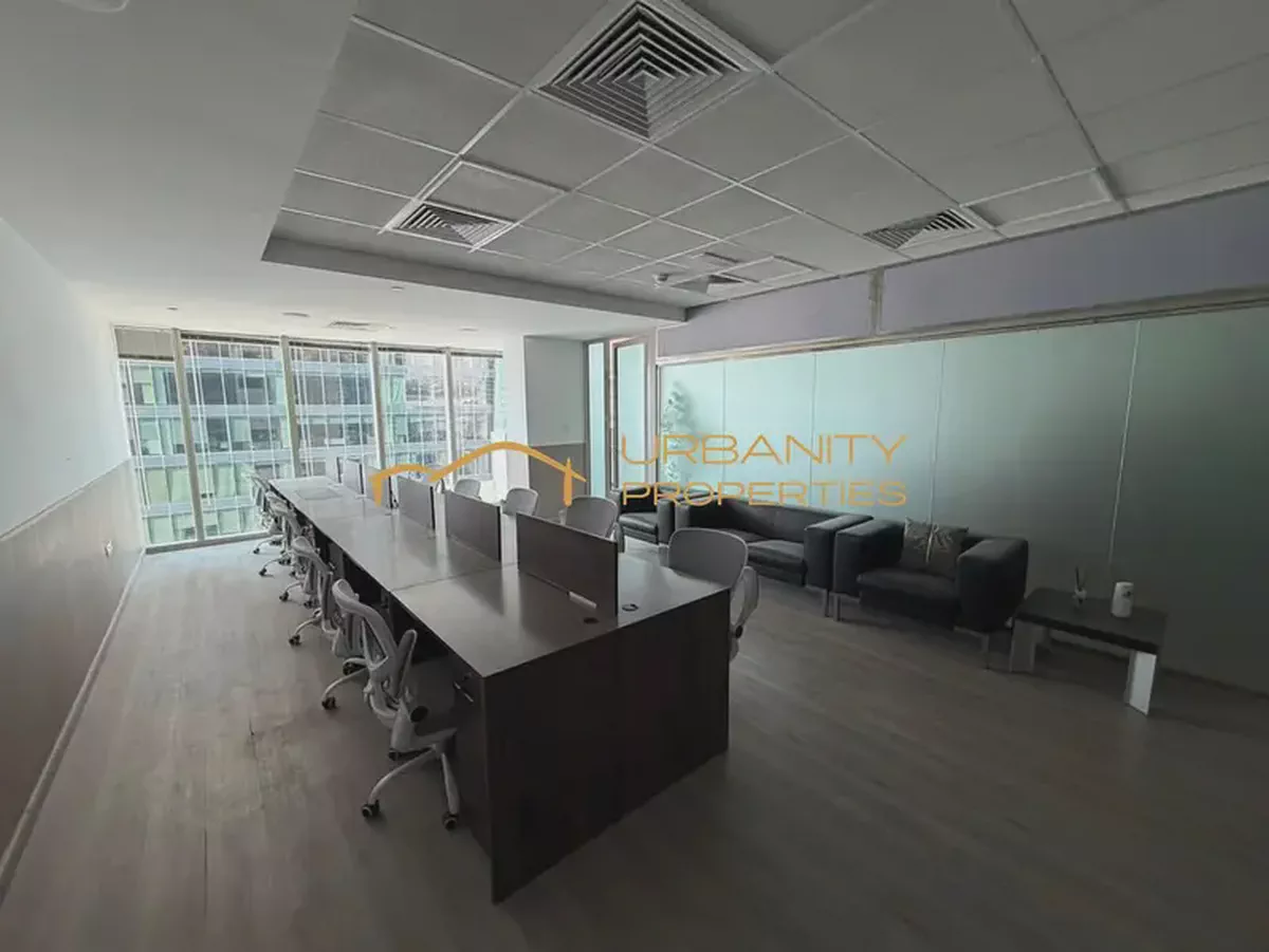 Fully Furnished Office | Fitted | Balcony | Prime Business Bay Location-1-1