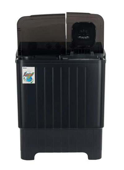GEEPAS 9 KG Twin Tub Washing Machine | Semi-Automatic, Equipped with Big Pulsator and Spin Dry | Efficient Performance and Classic Design | Perfect for Home, Apartments, etc | 9 kg 580 W GSWM18053 Black-3