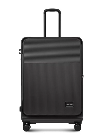PARAJOHN FRONTARA Series Set of 2 Luggage| Small 10KG & Large 30KG ABS+Polycarbonate 8 Wheel Trolley Hardsided Travel Suitcase - BLACK-4