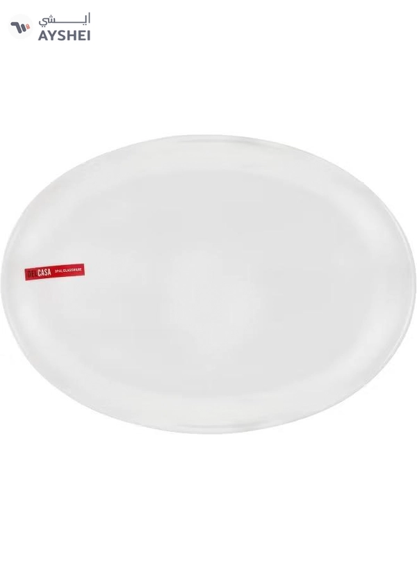 Delcasa DC3391 Opalware Dinner 33-Pieces Set, White