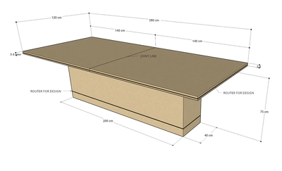 Malone Table, Custom Made-1