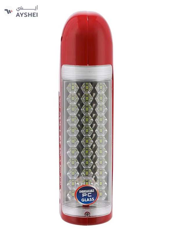 GEEPAS 2 in 1 Rechargeable LED Emergency Lantern & Flashlight Red/Black 2.25kg
