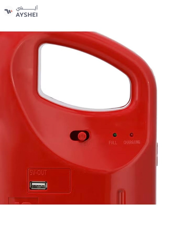GEEPAS 2 in 1 Rechargeable LED Emergency Lantern & Flashlight Red/Black 2.25kg