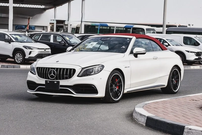 2019 - BENZ C63 S CABRIOLET  - SUPER CLEAN - LIKE NEW - ONLY 68,000 KM-1