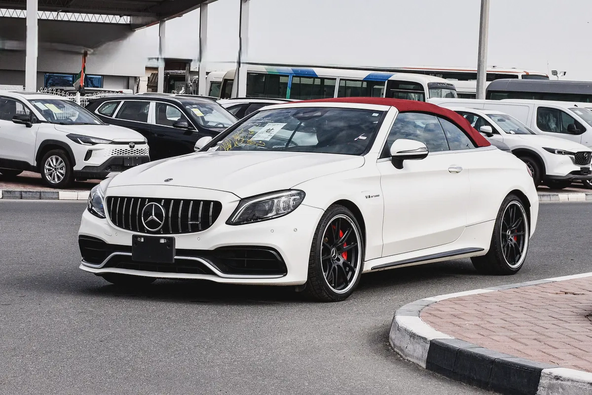2019 - BENZ C63 S CABRIOLET  - SUPER CLEAN - LIKE NEW - ONLY 68,000 KM-1-1