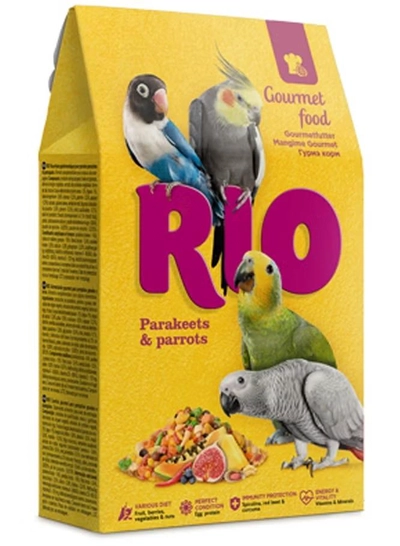 RIO Gourmet food for Parakeets and Parrots 250g-0