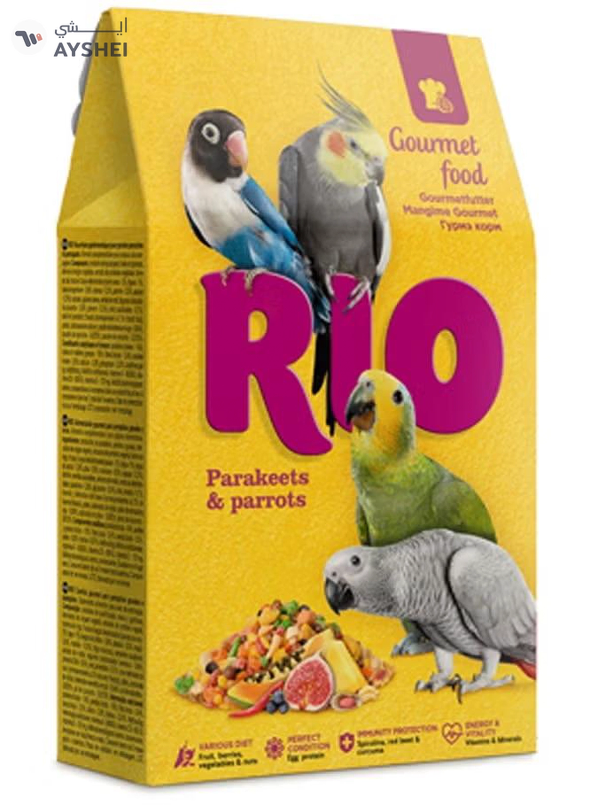 RIO Gourmet food for Parakeets and Parrots 250g
