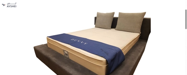 Duvvy Pocketed Spring + Latex Top Mattress, Soft