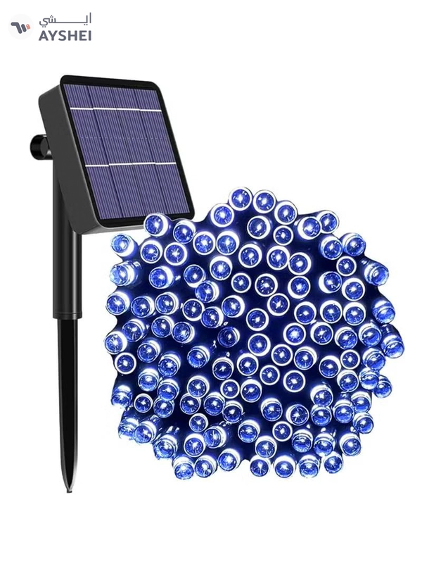 Yuwell Solar Powered Fairy String Lights Multicolor 10 Meter 100 LED 8 Modes Solar Outdoor Light For Home And Outdoor Decoration