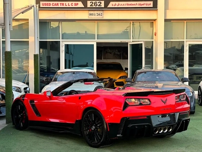 CHEVROLET CORVETTE C7 Zo6 2016 Original Paint Zero Accidents Convertible Hardtop full option شفرو-5