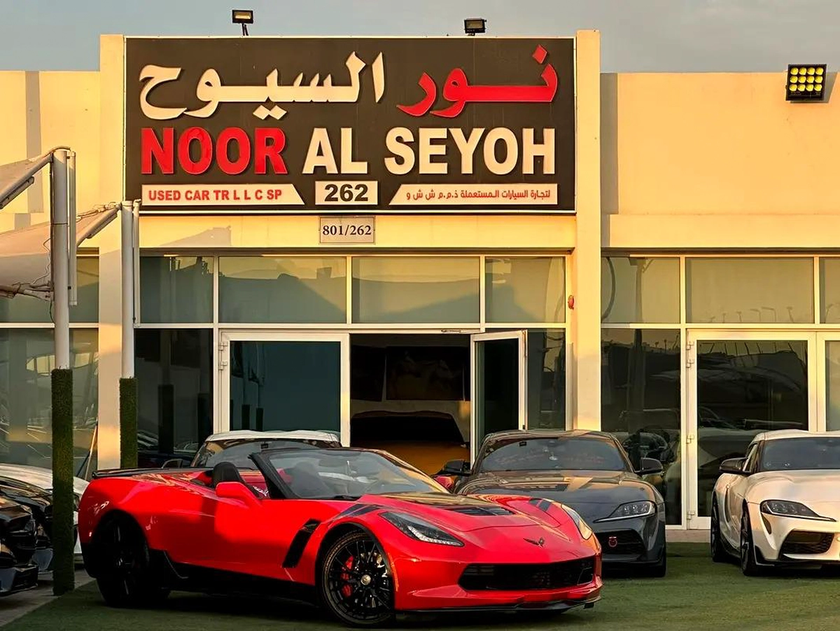 CHEVROLET CORVETTE C7 Zo6 2016 Original Paint Zero Accidents Convertible Hardtop full option شفرو-6-6
