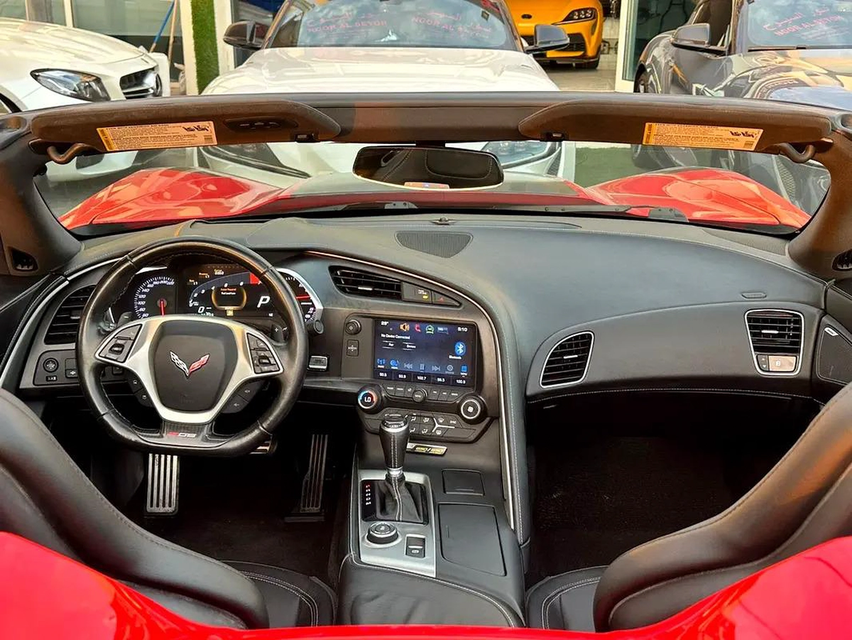 CHEVROLET CORVETTE C7 Zo6 2016 Original Paint Zero Accidents Convertible Hardtop full option شفرو-2-2
