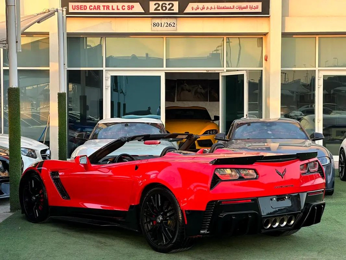 CHEVROLET CORVETTE C7 Zo6 2016 Original Paint Zero Accidents Convertible Hardtop full option شفرو-5-5