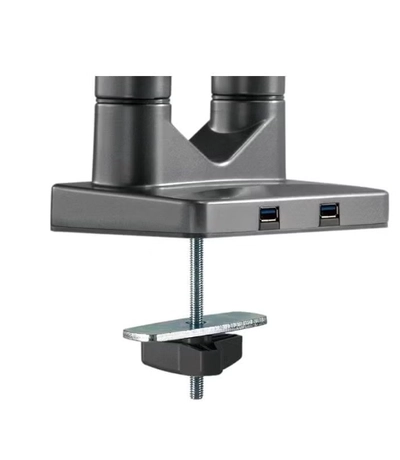 NAVODESK Monitor Desk Mount With Gas Spring Tech And USB Hub Midnight Grey Midnight Grey-3