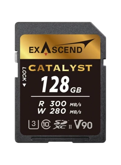 Exascend 128GB Catalyst UHS-II SDXC Memory Card-0