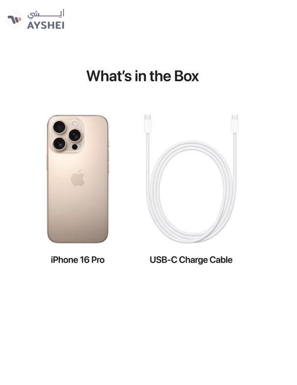 Apple iPhone 16 Pro 1TB Desert Titanium 5G With FaceTime - Middle East Version