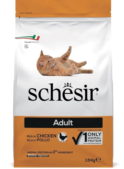  Schesir Cat Dry Food Maintenance with Chicken-Adult [Weight - 1.5kg]-0