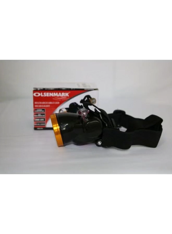 Olsenmark Rechargeable Head Light Black