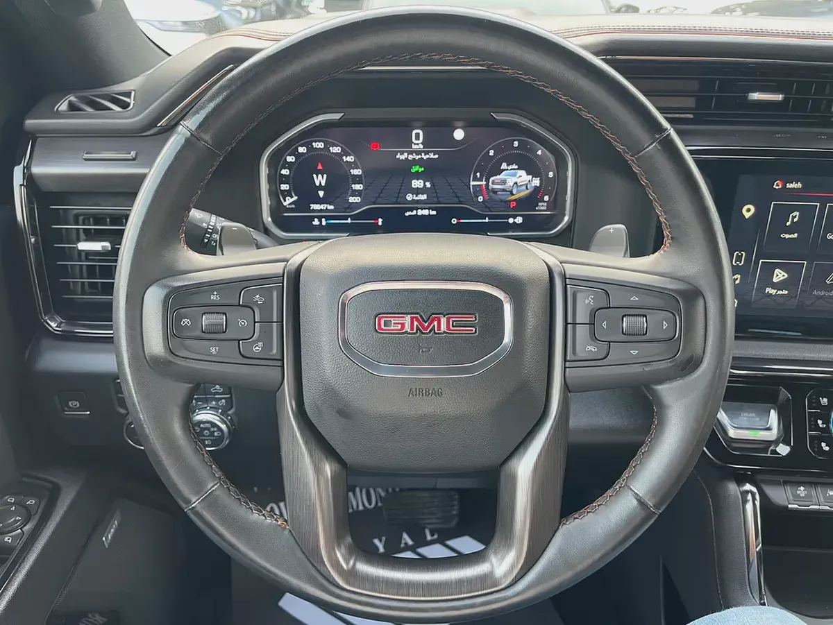 GMC Sierra AT4 2023 GCC 6.2L bank installment available Zero down payment-14-14