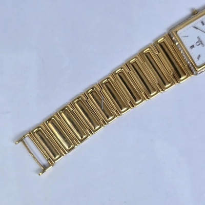 Omega Classic | Full Yellow Gold Vintage Bezel Diamond with White Dial | Used (Fair) | Year of production 2000 (Approximation) | No original box | No original papers-3