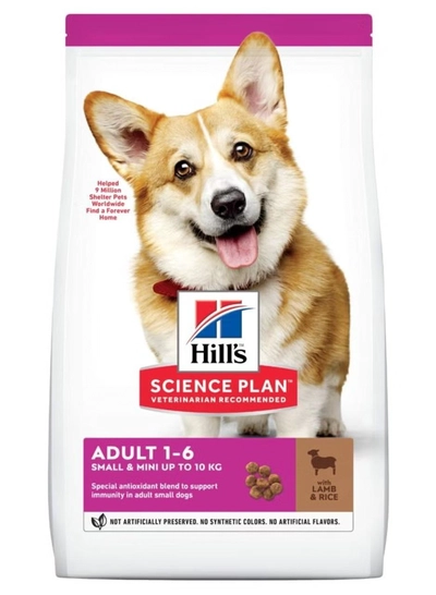 Hills Science Plan Small and Mini Adult Dog Food With Lamb and Rice (1.5kg)-0