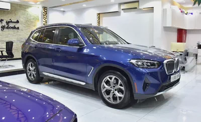 AED 1,884 EMi at 0% DP | BMW X3 sDrive30i ( 2024 Model ) in Blue Color American Specs-2