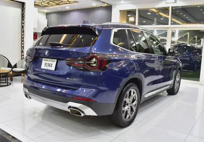 AED 1,884 EMi at 0% DP | BMW X3 sDrive30i ( 2024 Model ) in Blue Color American Specs-5