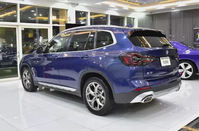 AED 1,884 EMi at 0% DP | BMW X3 sDrive30i ( 2024 Model ) in Blue Color American Specs-6