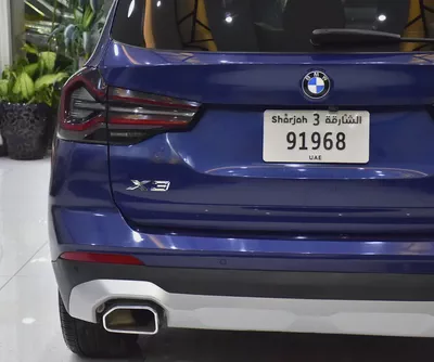 AED 1,884 EMi at 0% DP | BMW X3 sDrive30i ( 2024 Model ) in Blue Color American Specs-7