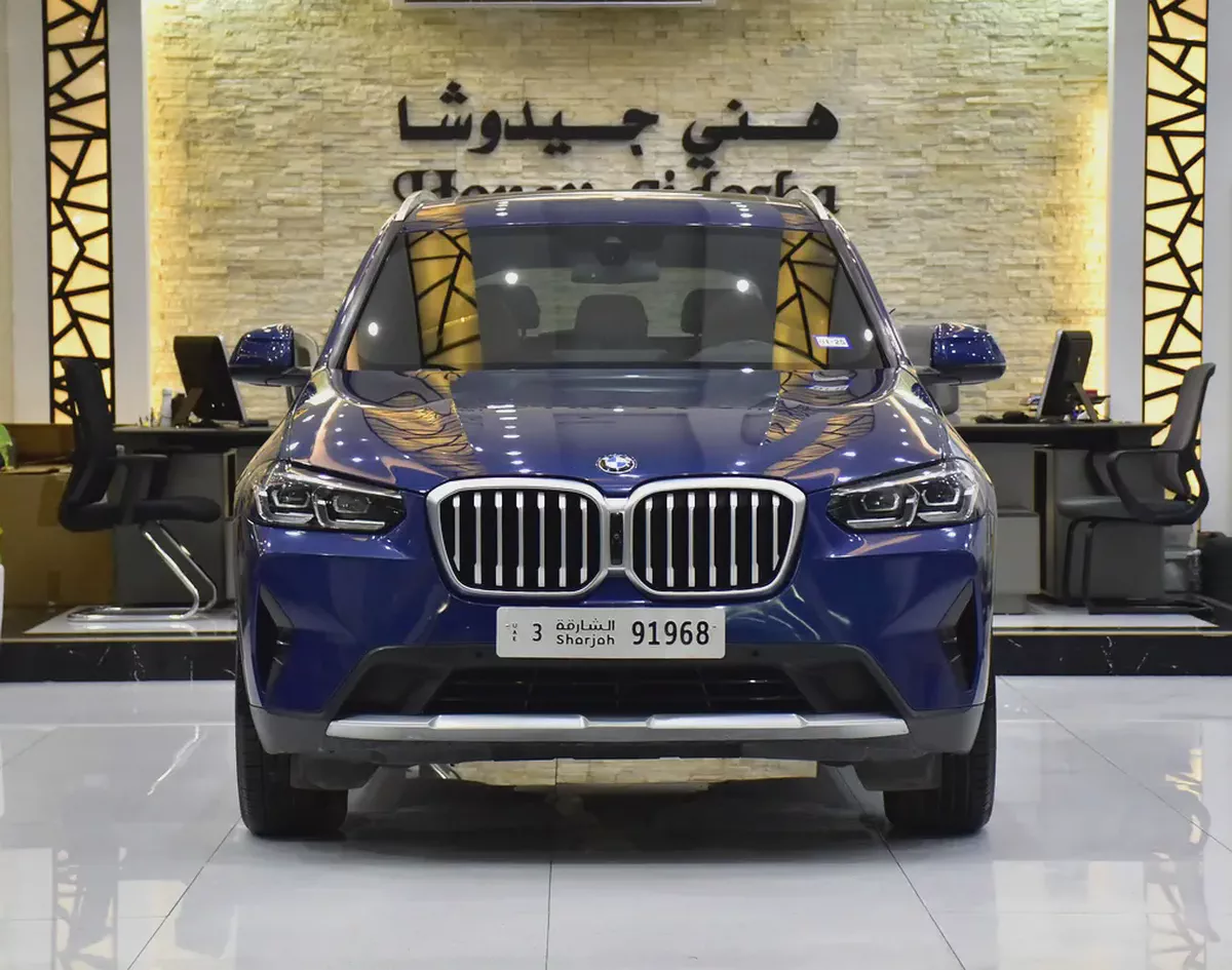 AED 1,884 EMi at 0% DP | BMW X3 sDrive30i ( 2024 Model ) in Blue Color American Specs