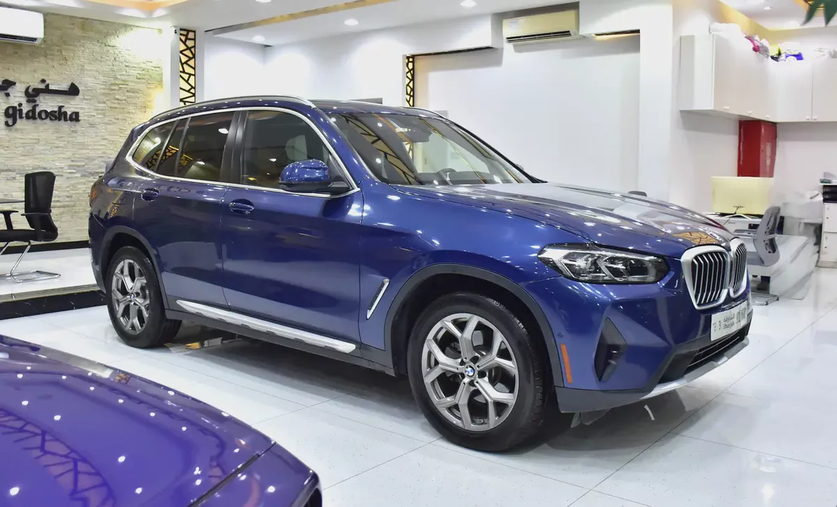 AED 1,884 EMi at 0% DP | BMW X3 sDrive30i ( 2024 Model ) in Blue Color American Specs-2-2